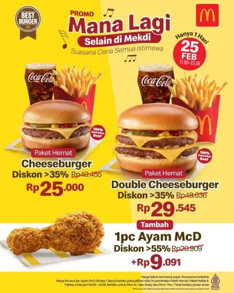 Promo McD Satu Hari