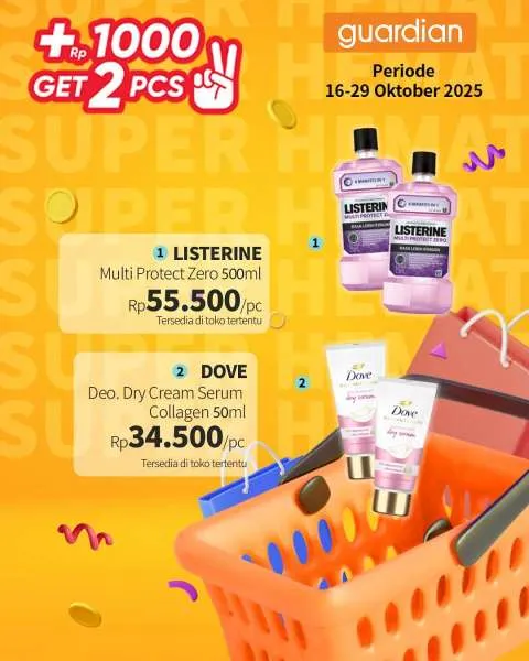 Promo Guardian Super Hemat Periode 16-29 Oktober 2025
