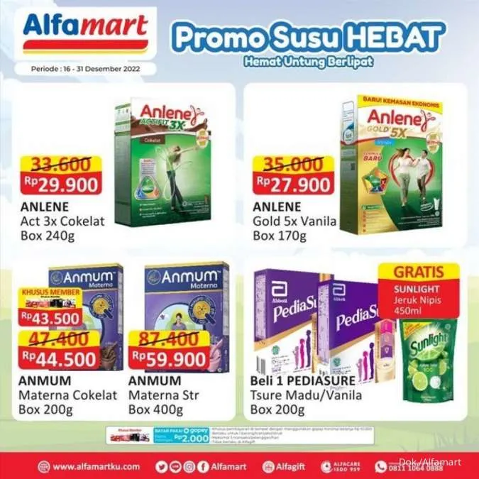 Promo Alfamart Susu Hebat Periode 16-31 Desember 2022