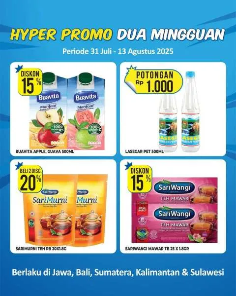 Promo Hypermart Dua Mingguan Periode 31 Juli-13 Agustus 2025
