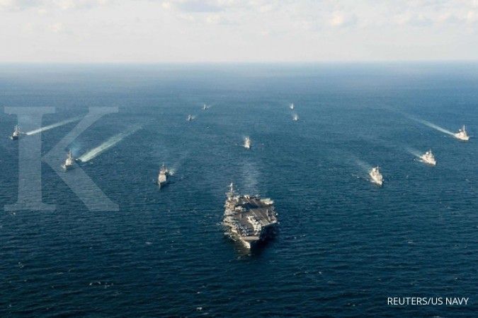Kapal perang AS kembali berlayar di dekat pulau-pulau laut China Selatan