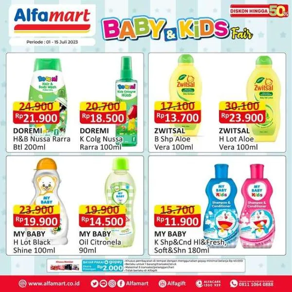 Promo Alfamart Baby & Kids Fair Periode 1-15 Juli 2023