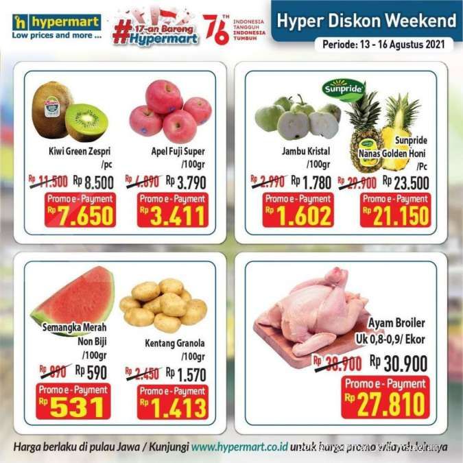 Katalog Promo JSM Hypermart 13-16 Agustus 2021