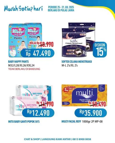 Promo JSM Hypermart Hyper Diskon Weekend Periode 25-28 Juli 2025