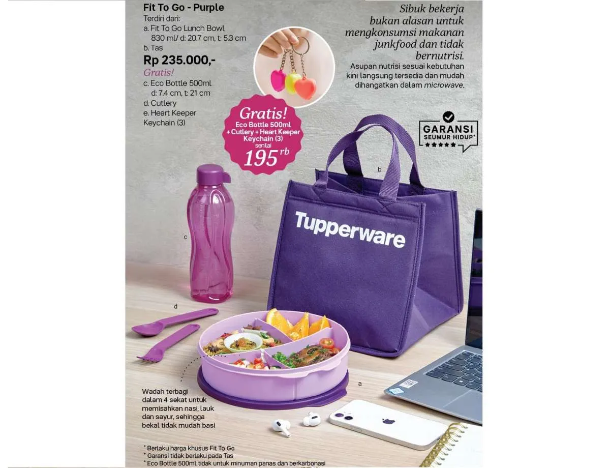 Promo Tupperware Juni 2022, Ada Produk Gratis Untuk Pembelian Perabotan Ini