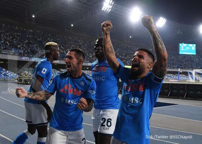 Hasil Napoli vs Cagliari di Liga Italia: Tekuk Rossoblu 2-0, Partenopei jaga rekor