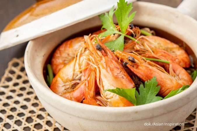 Resep Chinese Food Steam Prawn Bumbu Limau Anti Bau Amis