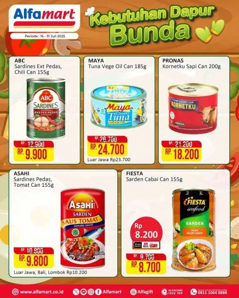 Promo Alfamart Kebutuhan Dapur Periode 16-31 Juli 2025