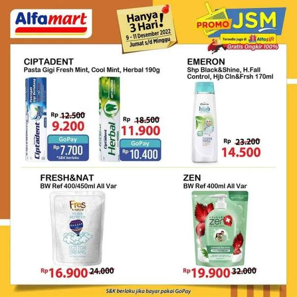 Katalog Harga Promo JSM Alfamart 9-11 Desember 2022