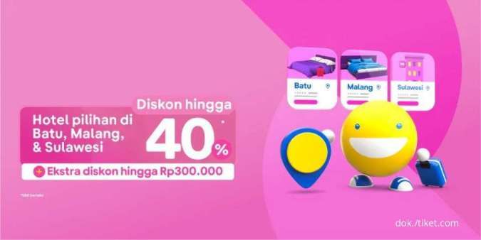 Promo Tiket.com Hotel Pilihan di Batu, Malang, dan Sulawesi Diskon hingga 40%