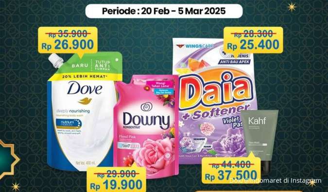 Promo Deterjen-Sabun Mandi di Indomaret Hemat & Alfamart Gantung Jelang Ramadan 2025