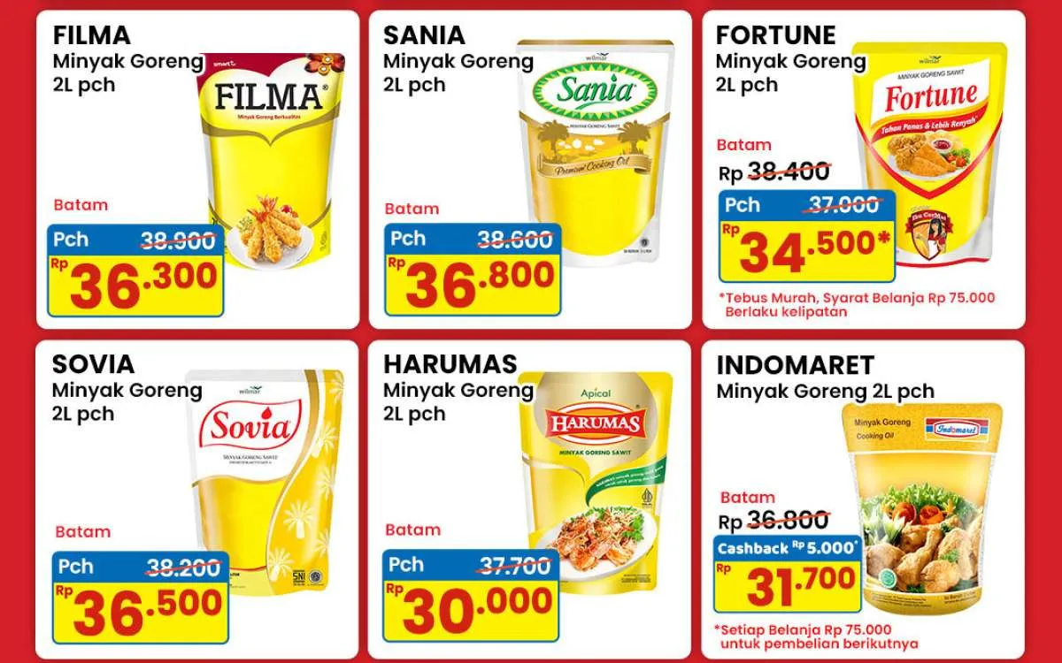 Promo Minyak Goreng Hemat di Indomaret 18-24 Desember 2025, Sunco Hingga Filma