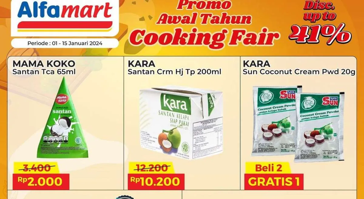 Promo Alfamart Diskon 41% di Januari 2024, Belanja Kebutuhan Dapur Mulai Rp 1.600