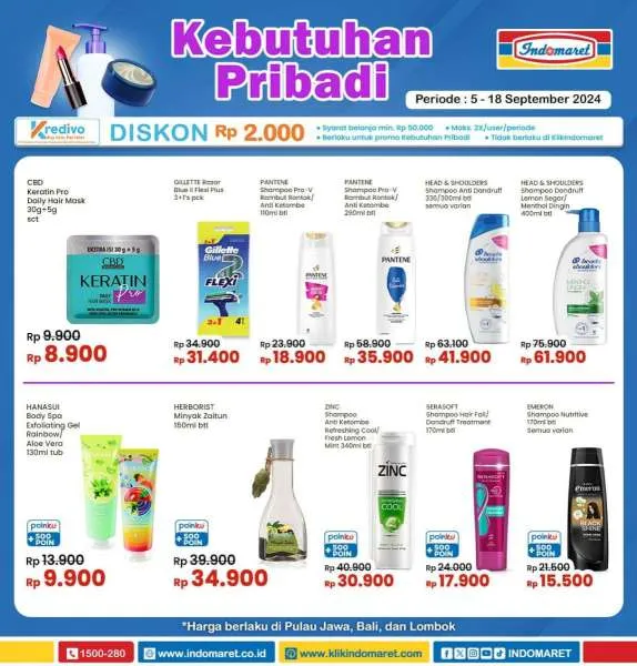 Promo Indomaret Super Hemat Periode 5-18 September 2024