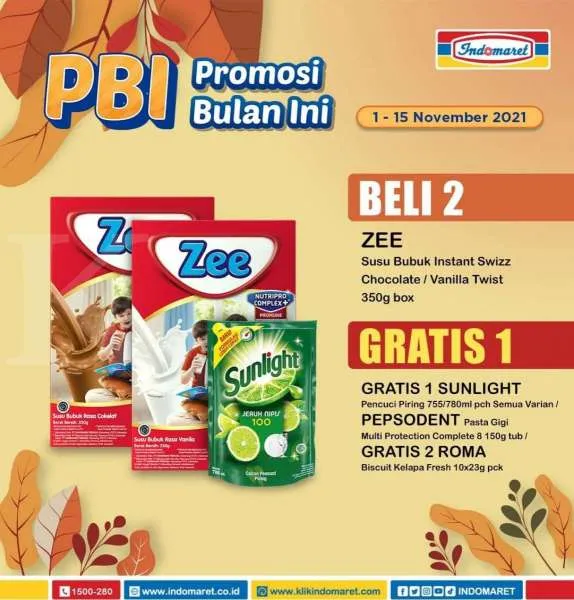 Promo Indomaret PBI (Promosi Bulan Ini) 1-15 November 2021