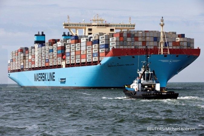 Bisnis Angkutan Kontainer Laut Makin Sepi, Maersk PHK 10.000 Pekerja