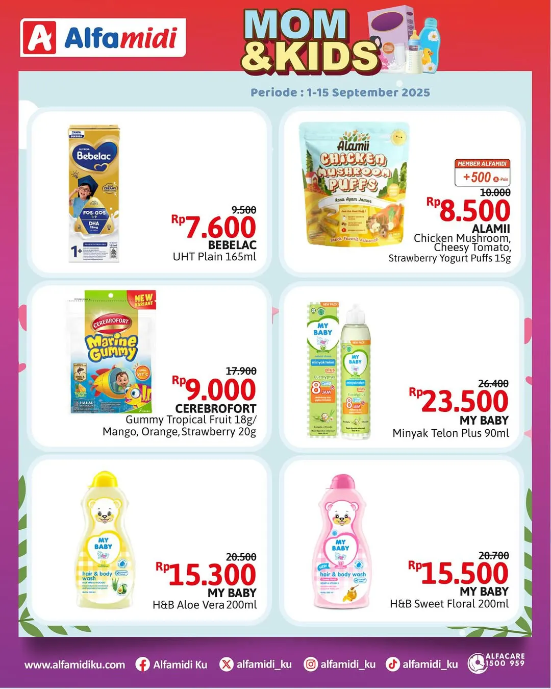 Promo Alfamidi Mom & Kids Periode 1-15 September 2025
