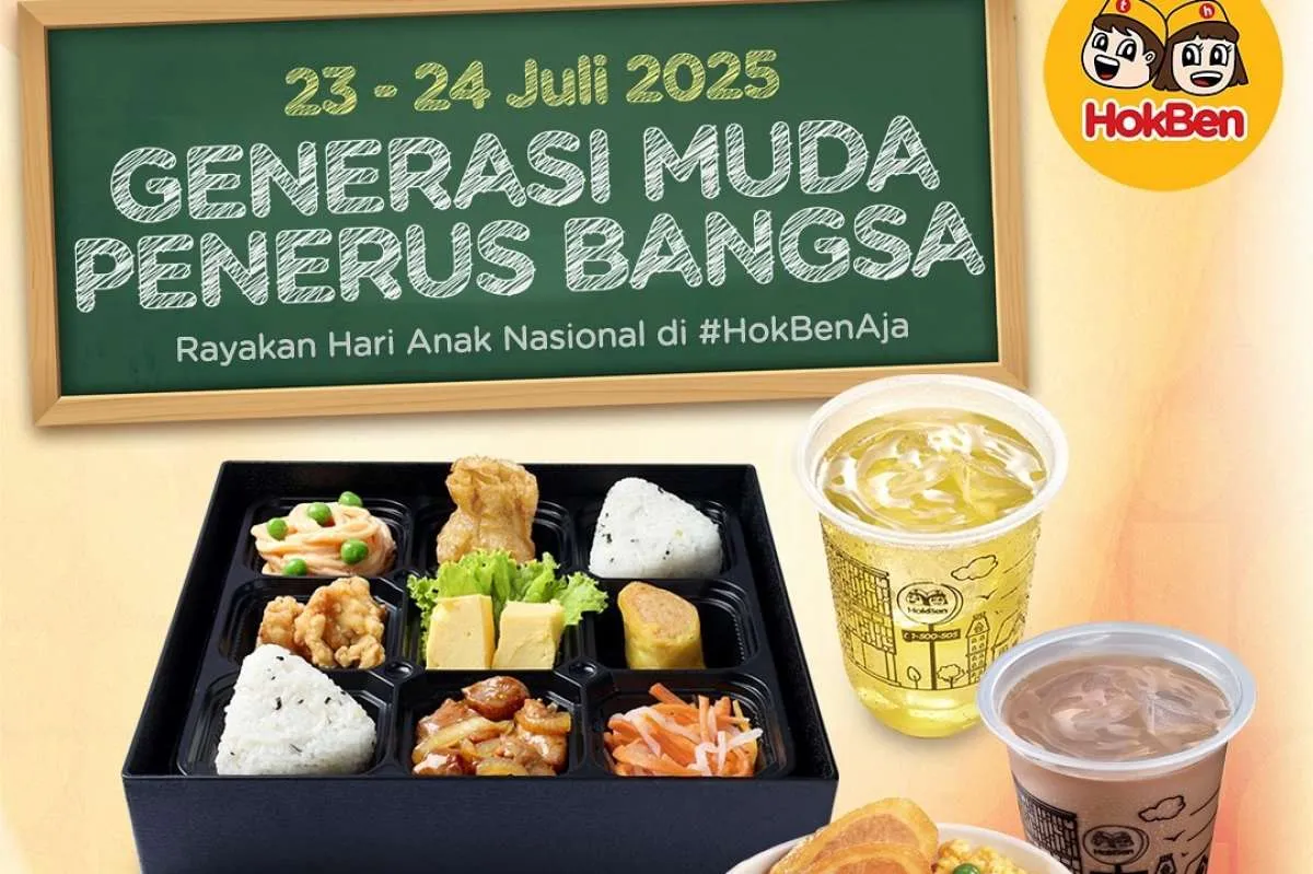 Promo HokBen Hari Anak Nasional 23 Juli 2025, Makan Berdua Lebih Murah