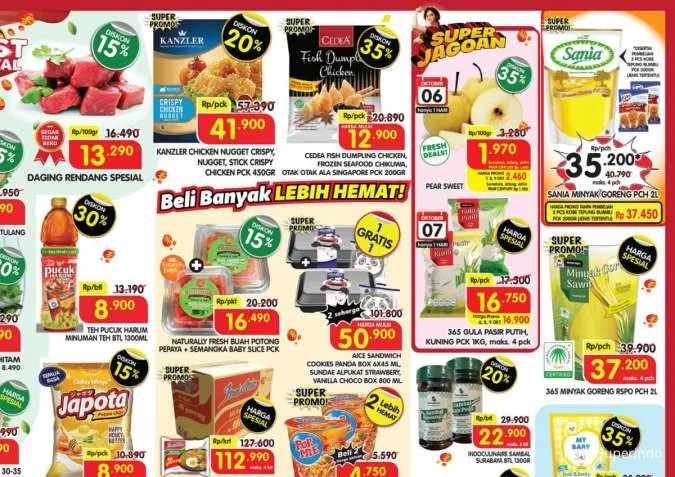 Promo Superindo Hari Ini Periode 6-9 Oktober 2025, Beli 1 Gratis 1 Es Krim Aice Box