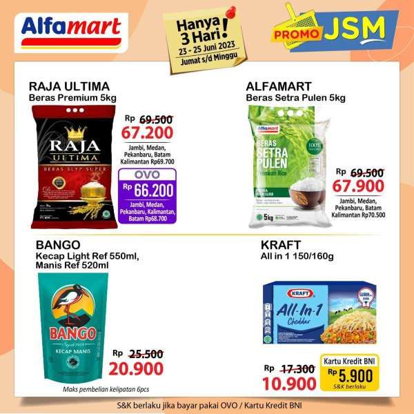 Promo JSM Alfamart Periode 23-25 Juni 2023