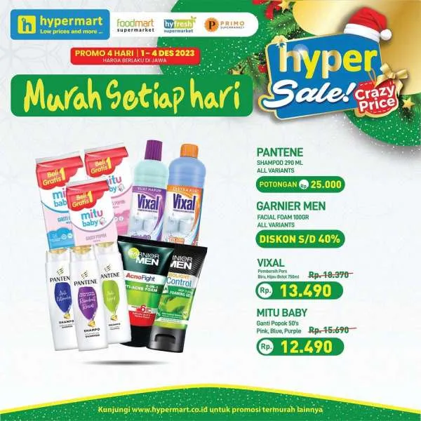 Promo JSM Hypermart Hyper Diskon Weekend Periode 1-4 Desember 2023