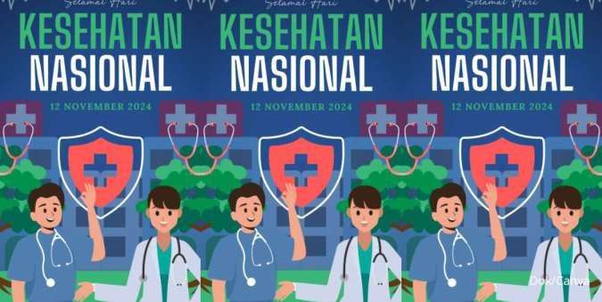 20 Poster Hari Kesehatan Nasional 2024, Bisa Diunduh dan Edit Gratis 