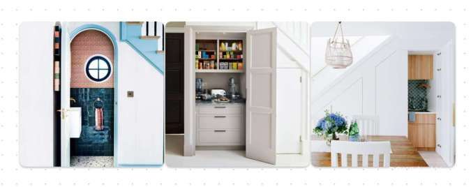 Ini Lo Ide Memanfaatkan Ruangan di Bawah Tangga!