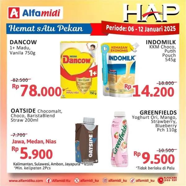 Promo Alfamidi Hemat Satu Pekan Periode 6-12 Januari 2024