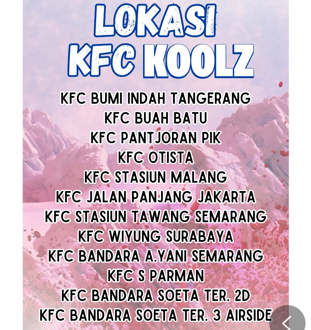 Lokasi KFC Koolz