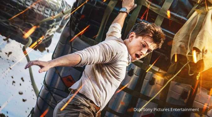 Usai Film Spider-Man, Tom Holland Tunjukkan Syuting Adegan Tersulit di Uncharted