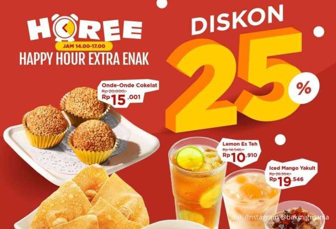 Desember Makin Irit dengan Promo Horee Bakmi GM Diskon sampai 25%, Cek Jamnya