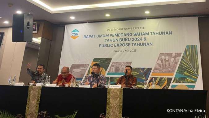 Cisadane Sawit Raya (CSRA) Bidik Penjualan Rp 1,3 Triliun Tahun Ini