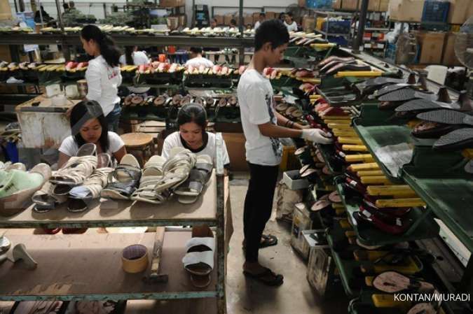 Perang dagang membuat ekspor sepatu dalam negeri stagnan di tahun ini 