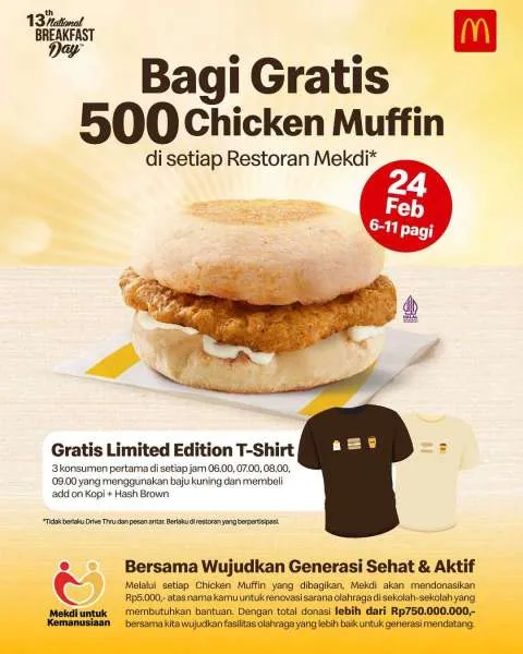 Promo McD National Breakfast Day ke-13