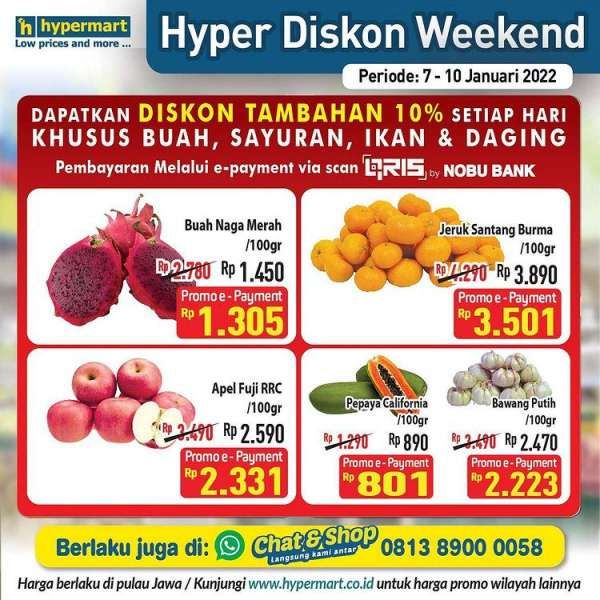 Promo JSM Hypermart Berlaku 7-10 Januari 2022