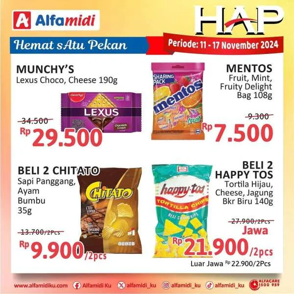 Promo Alfamidi Hemat Satu Pekan Periode 11-17 November 2024