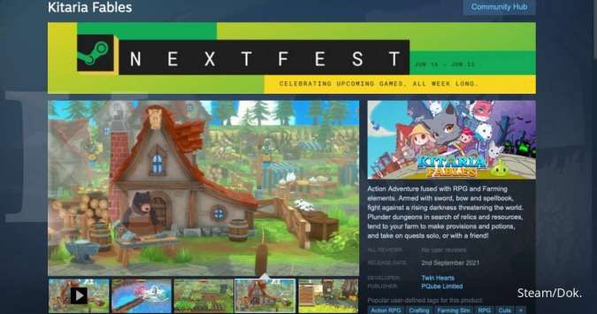 Demo Kitaria Fables di Steam Next Fest