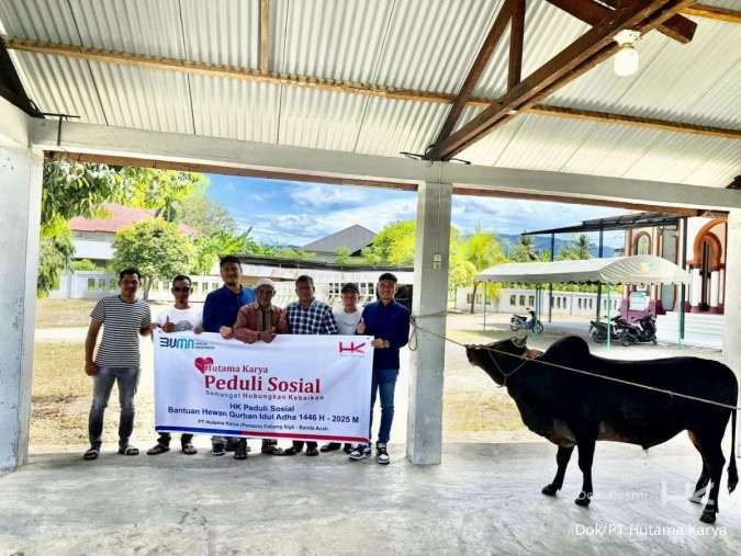 Peringati Idul Adha 2025, Hutama Karya Salurkan 229 Ekor Hewan Kurban ke 15 Provinsi