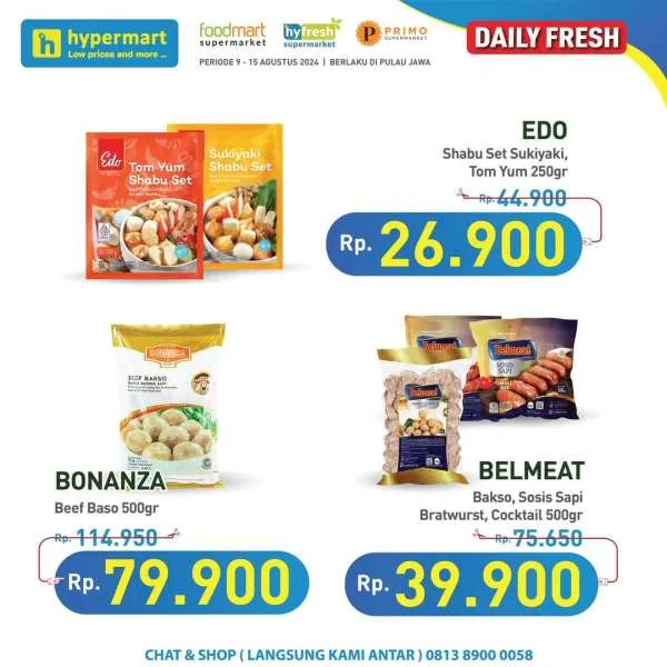 Promo JSM Hypermart Hyper Diskon Weekend Periode 9-12 Agustus 2024