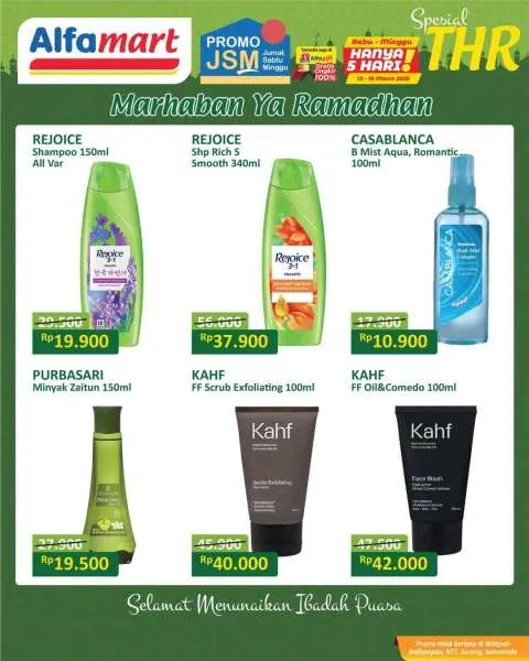 Promo JSM Alfamart Spesial THR Hanya 5 Hari Periode 12-16 Maret 2025