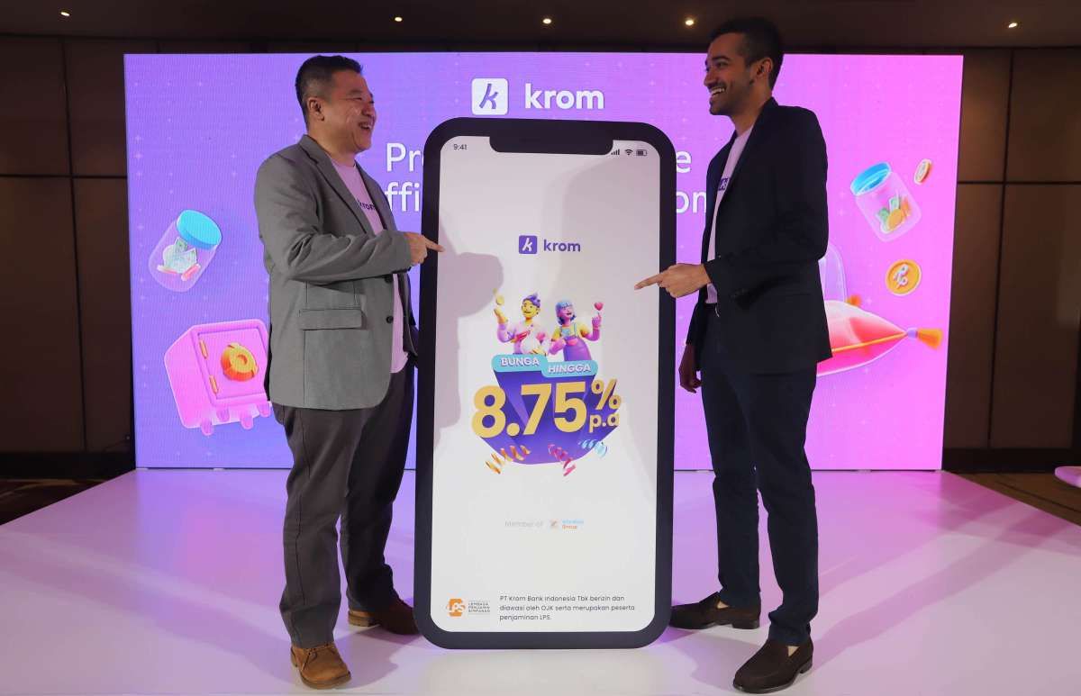 Bank Digital Krom Tawarkan Bunga Deposito 8,75%