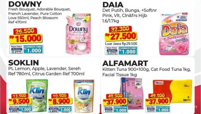 Promo Alfamart Paling Murah Sejagat 16-23 Oktober 2024, Downy Diskon Rp 11.500