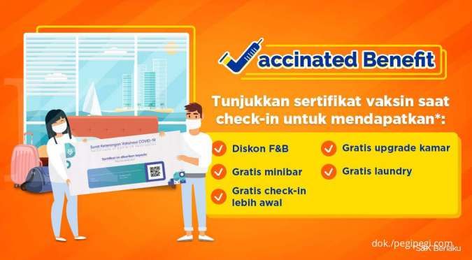 Saatnya Staycation! Dapatkan Keuntungan Sudah Vaksin dari PegiPegi