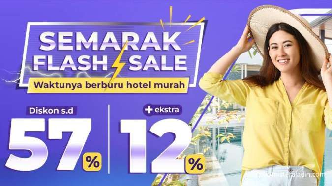 Promo Mister Aladin Flash Sale Hanya 21 Juni Diskon Berbagai Produk 57% + Ekstra 12%