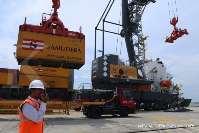 Pelindo I datangkan tiga container crane baru di pelabuhan Kuala Tanjung