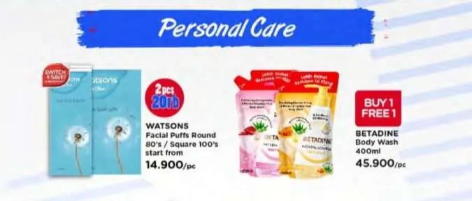 Promo Watsons Year End Sale Periode 23 Desember 2021-2 Januari 2022