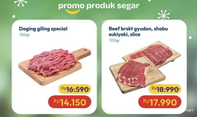 Promo Hypermart Weekday 16-18 Desember 2025, Daging Giling-Slice Harga Spesial