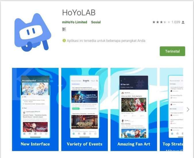 Hoyolab app
