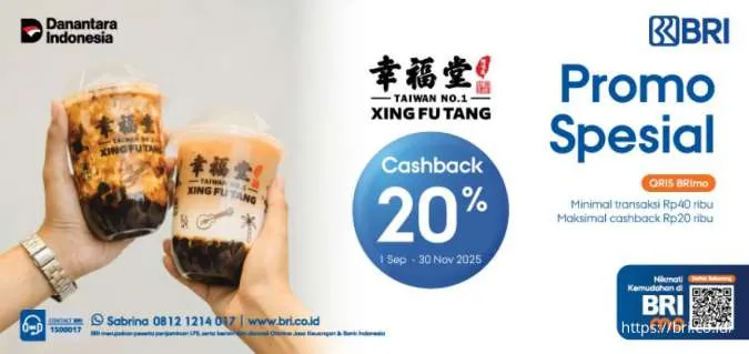 Daftar Promo BRI September 2025, Xing Fu Tang - Dragon Hotpot Diskon sampai 55%