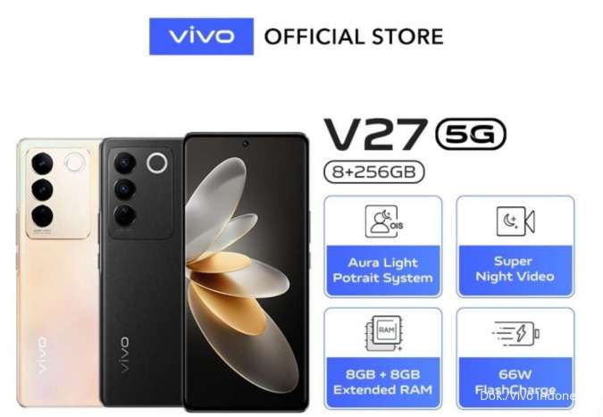 Harga HP Vivo V27 5G dan Spesifikasi Lengkapnya, Terbaru di Mei 2023